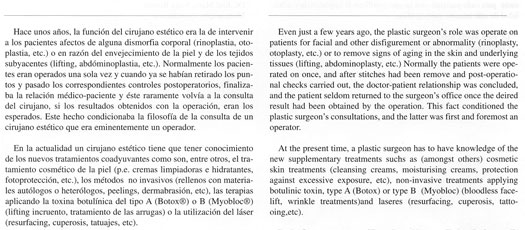 Antienvejecimiento. antiaging. consulta de cirugia estetica