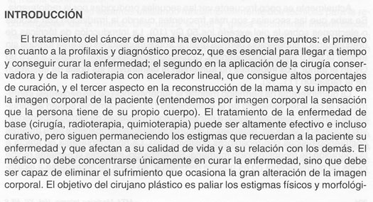 Reconstruccion mamaria con platias musculares o con expansion tisular